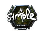 s1mple (Foil) | London 2018 image