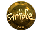 s1mple (Gold) | Katowice 2019 image